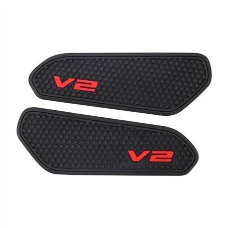 AXCAR pour Street pour Fighter pour V2 Moto Tampons Réservoir Autocollants Tampon Réservoir Carburant Latéral Décalque Tampon Tr