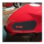 AXCAR pour Street pour Fighter pour V2 Moto Tampons Réservoir Autocollants Tampon Réservoir Carburant Latéral Décalque Tampon Tr