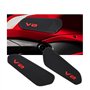 AXCAR pour Street pour Fighter pour V2 Moto Tampons Réservoir Autocollants Tampon Réservoir Carburant Latéral Décalque Tampon Tr