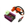 Magnéto Stator Ajusteur À 6 Broches AC CDI + Bobine D'allumage + 3 Électrodes Pour Scooter Et Cyclomoteur