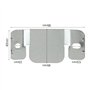 AYWTIUN Accroche Tableau 4 pièces 96x40mm Grandes Boucles de Crochet Cintre Cadre Photo Miroir Crochets tenture Murale Support a
