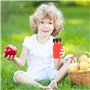 Kiuiom Bouteilles de Jus en Plastique, Mini Bouteille Jus de Fruit, Bouteille de Lait Vide Plastique, 10PCS 120ML Petites Boutei