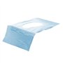 20PcsHousse Siège de Toilette Jetable Protection Cuvette de Toilette WC Jetable Imperméable Tapis de Toilette Antimicrobiens Sie