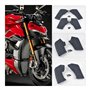 LDUTIU Ailes De Moto Ailes Spoiler avec Boulons pour D&ucati pour Street pour Fighter V4/V4S/V4SP/V2 2022-2023 D'aile Aileron