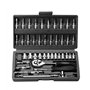 TUKRPQMRI Ensemble de 46 pièces d'outils combinés for réparation automobile