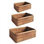 Paniers de rangement en rotin naturel