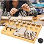 Ensemble d'outils de pliage d'anneaux, machine à cintrer les boucles d'oreilles manuelles multifonctions portables en métal, out
