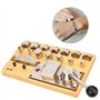 Ensemble d'outils de pliage d'anneaux, machine à cintrer les boucles d'oreilles manuelles multifonctions portables en métal, out
