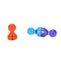 Hotaden 10pcs Magnétique Punaises Néodyme Noticeboard Quille Pin Aimants Whiteboard Couleur Aléatoire