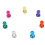 Hotaden 10pcs Magnétique Punaises Néodyme Noticeboard Quille Pin Aimants Whiteboard Couleur Aléatoire