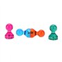 Hotaden 10pcs Magnétique Punaises Néodyme Noticeboard Quille Pin Aimants Whiteboard Couleur Aléatoire