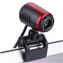 Caméra Web USB 2.0 HD, caméra USB rotative à 360 ° avec Microphone numérique intégré, caméra pour Ordinateur Portable avec lenti