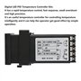 Fafeicy REX-C100 PID Contrôleur de Température, Régulateurs de température AC110V-240V, 0℃~1300℃, Régulateur de Température Numé
