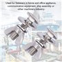 Ensemble de Vis en Métal, 2pcs Portable Kit d'Assortiment de Vis à Machine Vis de Plongée Boulons à Papillon Écrous à Oreilles K
