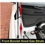 Supports de levage de capot Tiges de levage de capot Bras de levage de capot 2Pcs Engine Hood Lift Front Bonnet Strut pour Kona 