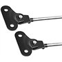 Supports de levage de capot Tiges de levage de capot Bras de levage de capot 2Pcs Engine Hood Lift Front Bonnet Strut pour Toyot