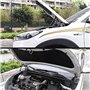 Supports de levage de capot Tiges de levage de capot Bras de levage de capot 2Pcs Engine Hood Lift Front Bonnet Strut pour Hyund