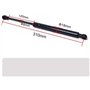 Supports de levage de capot Tiges de levage de capot Bras de levage de capot 2Pcs Engine Hood Lift Front Bonnet Strut pour BMW E