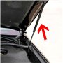 Supports de levage de capot Tiges de levage de capot Bras de levage de capot 2Pcs Engine Hood Lift Front Bonnet Strut pour Toyot