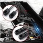 Supports de levage de capot Tiges de levage de capot Bras de levage de capot 2Pcs Engine Hood Lift Front Bonnet Strut pour jee-p