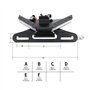 Cadre Plaque d'immatriculation pour D&ucati pour Panigale pour Street pour Fighter 1100 1000 955 V4/V2 2018-2024 Kit De Support 