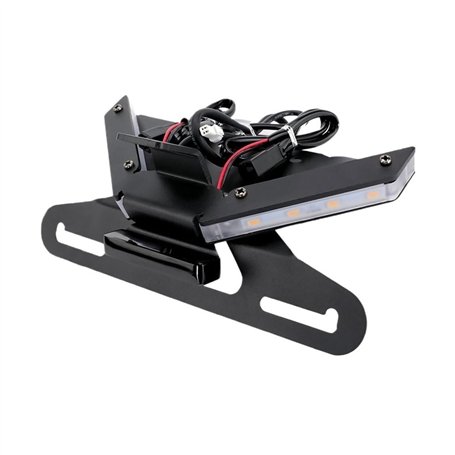 Cadre Plaque d'immatriculation Support De Plaque D'immatriculation De Moto Clignotant pour D&ucati Panigale V4/S/R V2 pour Stree