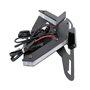 Cadre Plaque d'immatriculation Support De Plaque D'immatriculation De Moto Clignotant pour D&ucati Panigale V4/S/R V2 pour Stree