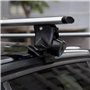 JZWJNFYY Aluminium Voiture Galeries De Toit pour VW ID.3 Aluminium Croix Barres Balustrade Transporteur, Charger Transporteur, V