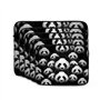 LLKGOT Housse de protection antichoc pour ordinateur portable 10" Motif tête de panda Pour homme femme Voyage d'affaires bureau 