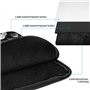 LLKGOT Housse de protection antichoc pour ordinateur portable 10" Motif tête de panda Pour homme femme Voyage d'affaires bureau 