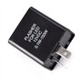 DINGYIG Relais De Moto 2 Broches 12V Relais De Clignotant Réglable Universel Relais
