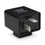 DINGYIG Relais De Moto 2 Broches 12V Relais De Clignotant Réglable Universel Relais