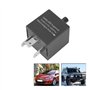 DINGYIG Relais Universel De Moto À 3 Broches 12V pour Clignotants Convertisseur De Régulateur Accessoires Relais