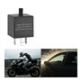DINGYIG Relais Universel De Moto À 3 Broches 12V pour Clignotants Convertisseur De Régulateur Accessoires Relais