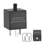 DINGYIG Relais Universel De Moto À 3 Broches 12V pour Clignotants Convertisseur De Régulateur Accessoires Relais