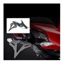 Support Plaque D'immatriculation Arrière Court Moto pour D&ucati pour Street pour Fighter V2 2022 Et V4 S V4S 2020 Support Cadre