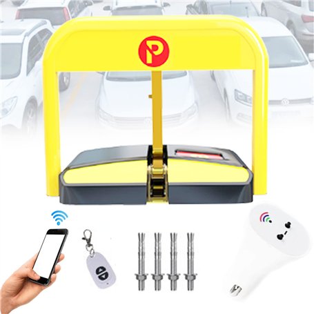 BEESOM Barrière de Parking électrique avec Télécommande et Capteur