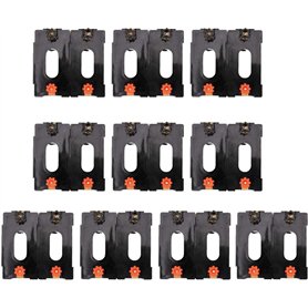 VERIMP 10 Pièces Série Support De Batterie D Boîte De Support De Batterie for Boîte De Batterie De Laboratoire Scolaire Boîte De