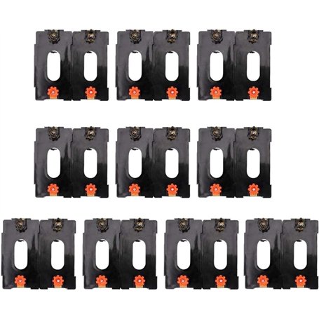 VERIMP 10 Pièces Série Support De Batterie D Boîte De Support De Batterie for Boîte De Batterie De Laboratoire Scolaire Boîte De