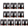 VERIMP 10 Pièces Série Support De Batterie D Boîte De Support De Batterie for Boîte De Batterie De Laboratoire Scolaire Boîte De