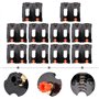 VERIMP 10 Pièces Série Support De Batterie D Boîte De Support De Batterie for Boîte De Batterie De Laboratoire Scolaire Boîte De