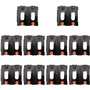 VERIMP 10 Pièces Série Support De Batterie D Boîte De Support De Batterie for Boîte De Batterie De Laboratoire Scolaire Boîte De