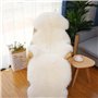 Altlue Tapis Peau Mouton Veritable Tapis Fourrure Naturel Peau De Bete (Blanc,70 * 200cm)