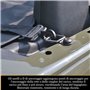 Reminnbor 8 pièces ancrages à Anneau en D Hardtop/Couvercle Attache de Fixation à Retrait Rapide pour JK YJ TJ JKU Sports/Sahara