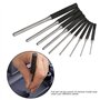 Huairdum pin Punch Set, Poinçon Central Durable, poinçon Central en Acier résistant à lusure, Pierre Facile à Transporter pour b