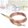 Crisis Thermocouple à gaz Universel, Remplacement du thermocouple Kit de thermocouple Simple à Utiliser Thermocouple pour cuisin