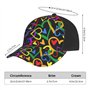 Gay Pride Casquette de baseball avec imprimé arc-en-ciel pour homme et femme – Chapeau d'extérieur réglable, parfait pour le spo