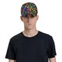 Gay Pride Casquette de baseball avec imprimé arc-en-ciel pour homme et femme – Chapeau d'extérieur réglable, parfait pour le spo