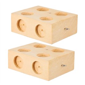 FAWFCJD Lot De 2 Chariots en Bois for Outils De Mécanique