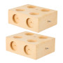 FAWFCJD Lot De 2 Chariots en Bois for Outils De Mécanique